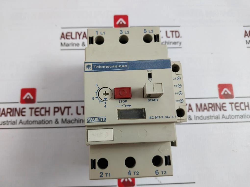 Telemecanique Gv3-m10 Motor Circuit Breaker With Gv1-a01 Contact Block 690V - Image 2