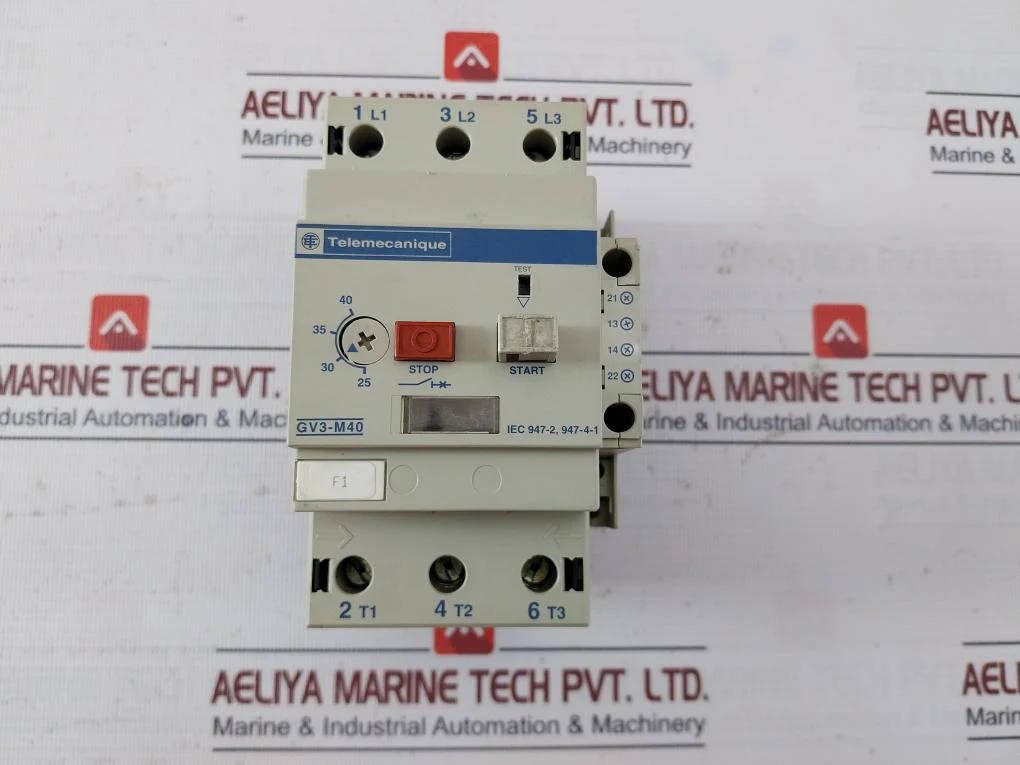 Telemecanique Gv3-m40 Motor Circuit Breaker Gv1-a01 690V 50/60Hz 6A 660V 25-40A - Image 3