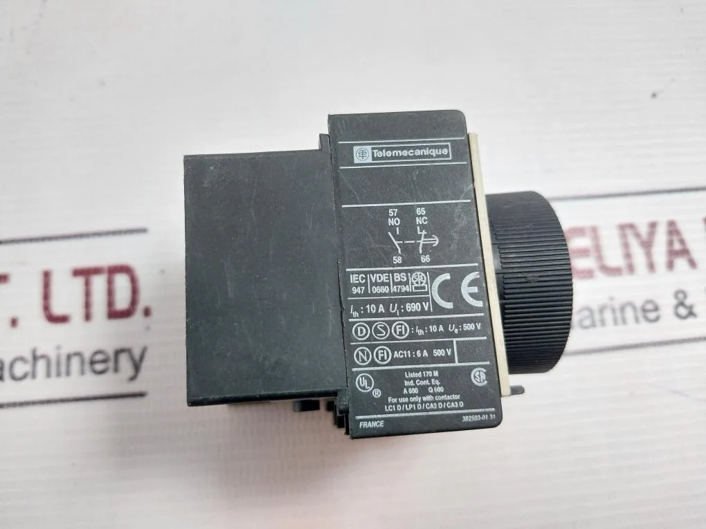 Telemecanique La3 Dr4 Time Delay Contact Block 382503-01 31 - Image 6