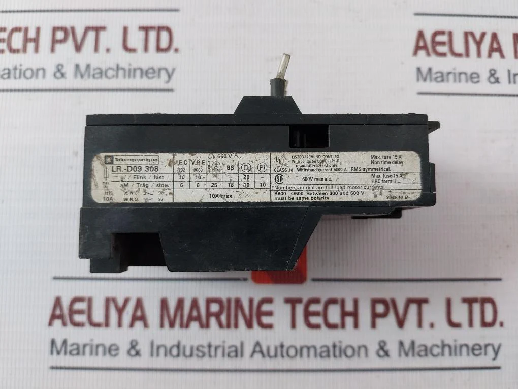 Telemecanique Lr1-d09308 Overload Relay With Contactor Lc1-d/Lp1-d 10A 600 V - Image 9
