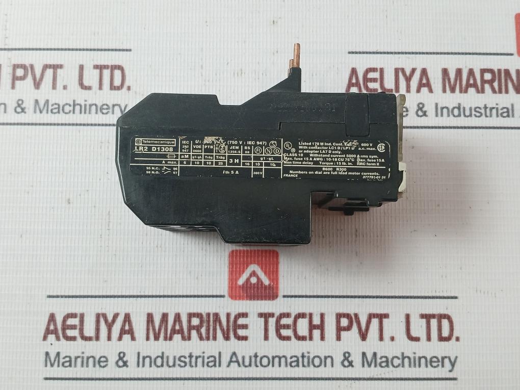 Telemecanique Lr2 D1307 Thermal Overload Relay Lc1 D/Lp1 D 1,6-2,5A - Image 4