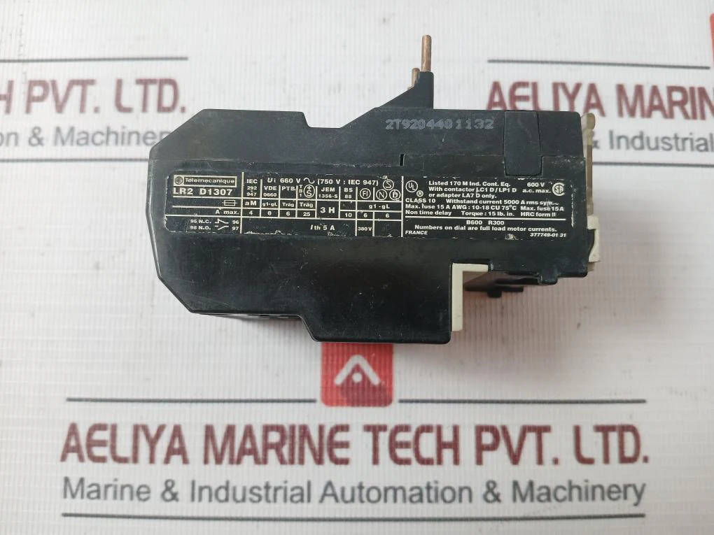 Telemecanique Lr2 D1307 Thermal Overload Relay Lc1 D/Lp1 D 1,6-2,5A B600 R300 - Image 6