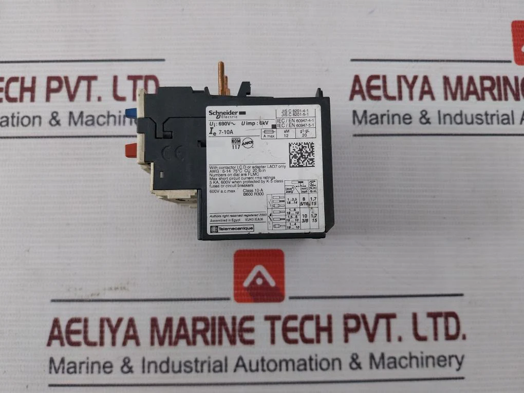 Telemecanique Lrd14 Overload Relay 600Vac Max 7-10A - Image 9