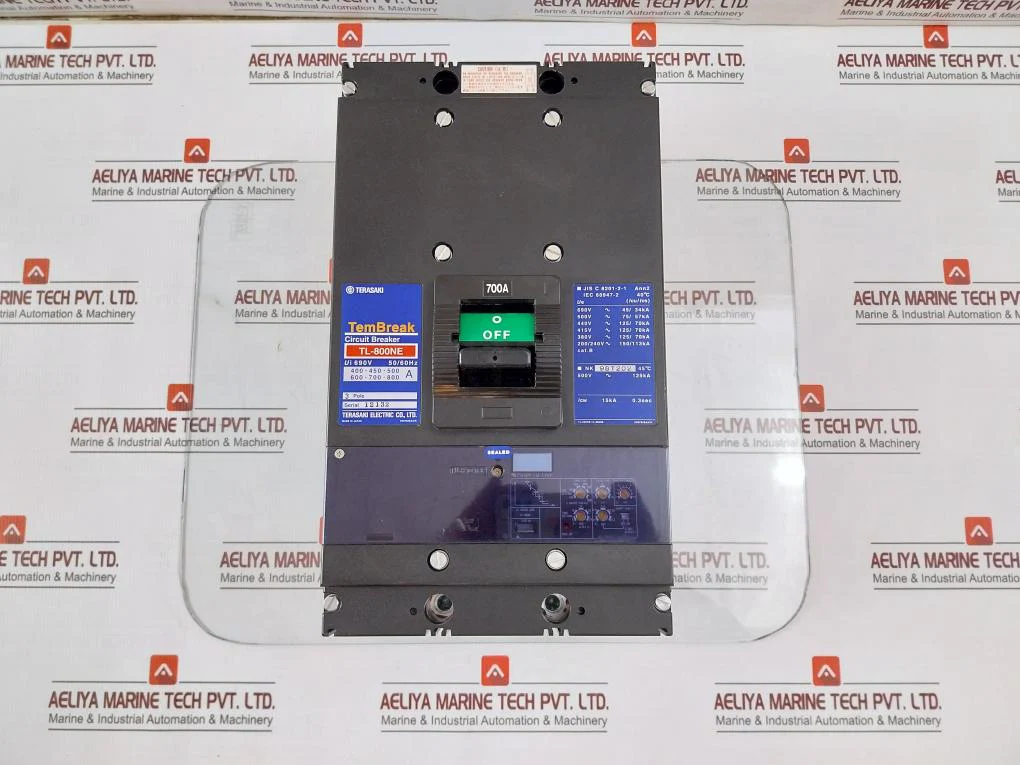 Terasaki Electric Tl-800Ne Tembreak Circuit Breaker 3Pole 50-60Hz 500V-125Ka - Image 2