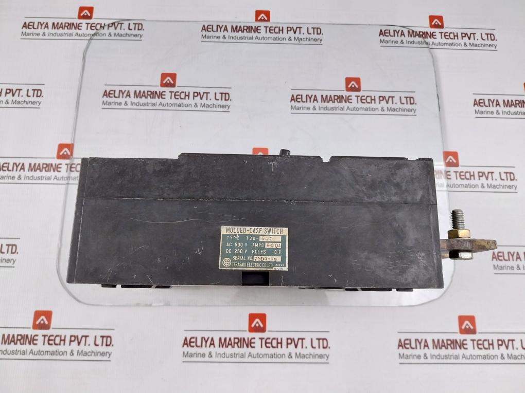 Terasaki Tsd-600 3-pole Molded Case Circuit Breaker Ac 500V 600A - Image 5