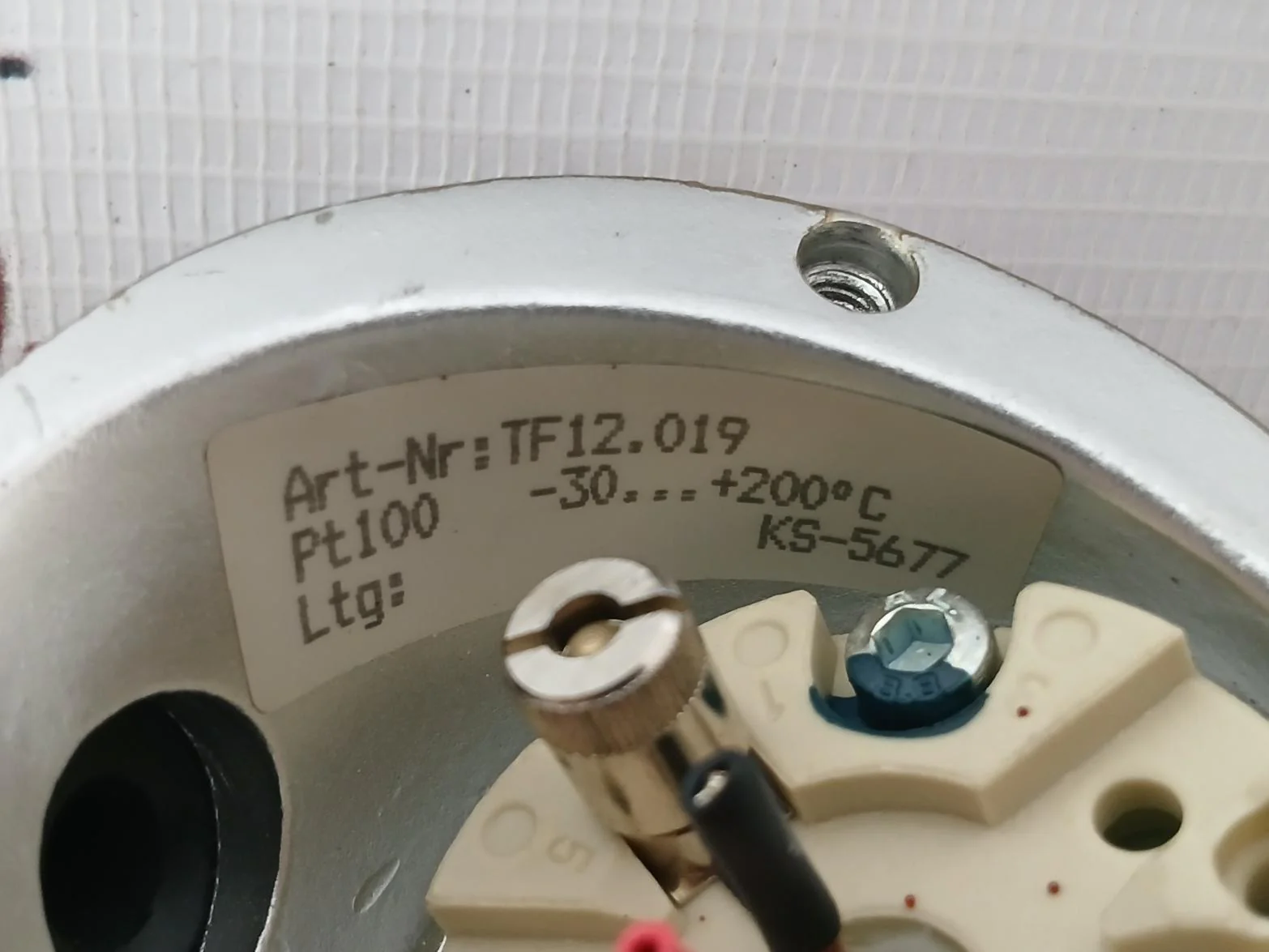 Tf12.019 Temperature Sensor Pt100 -30...+200 C, Ks-5677 200-mm - Image 12