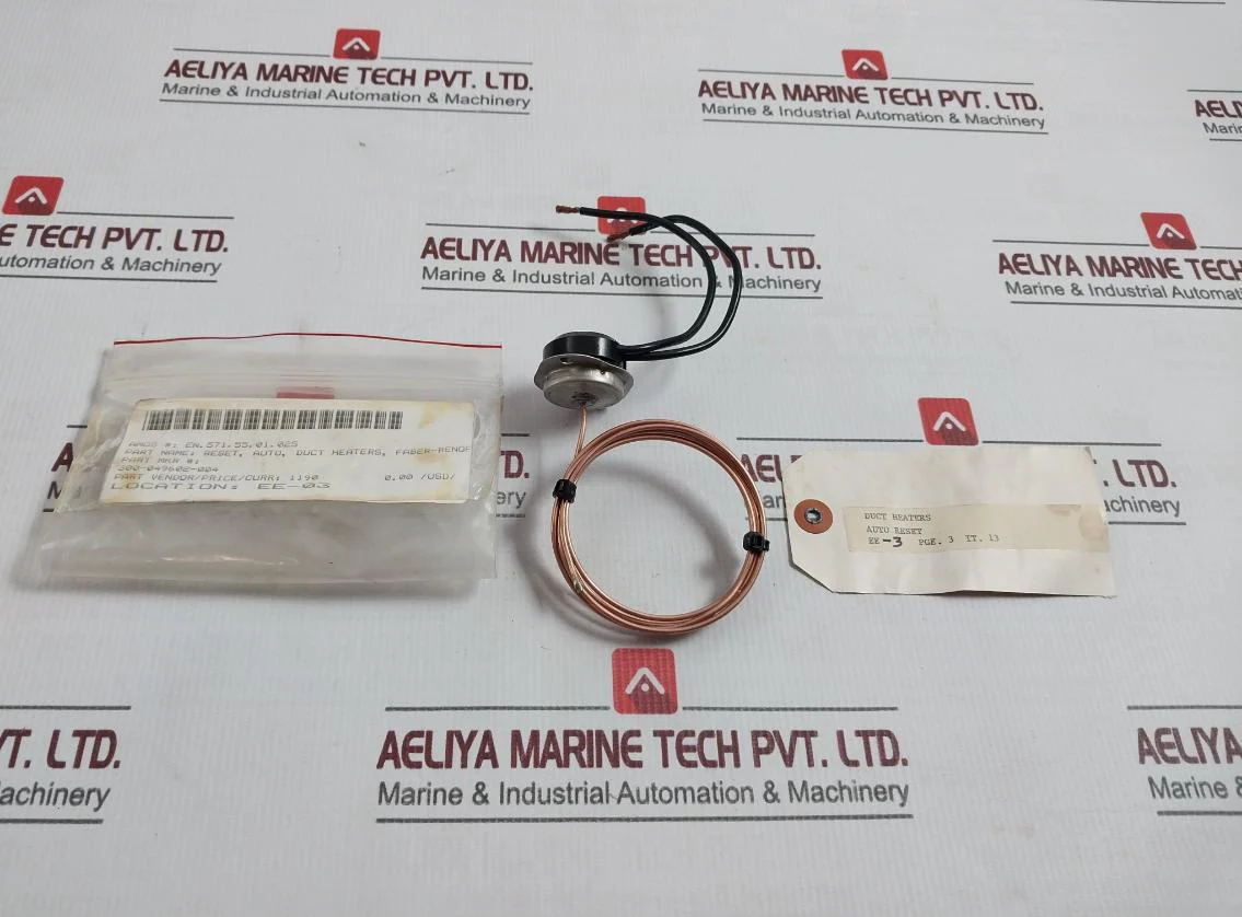 Therm-o-disc 10H11 Auto Reset Duct Heater Control Switch