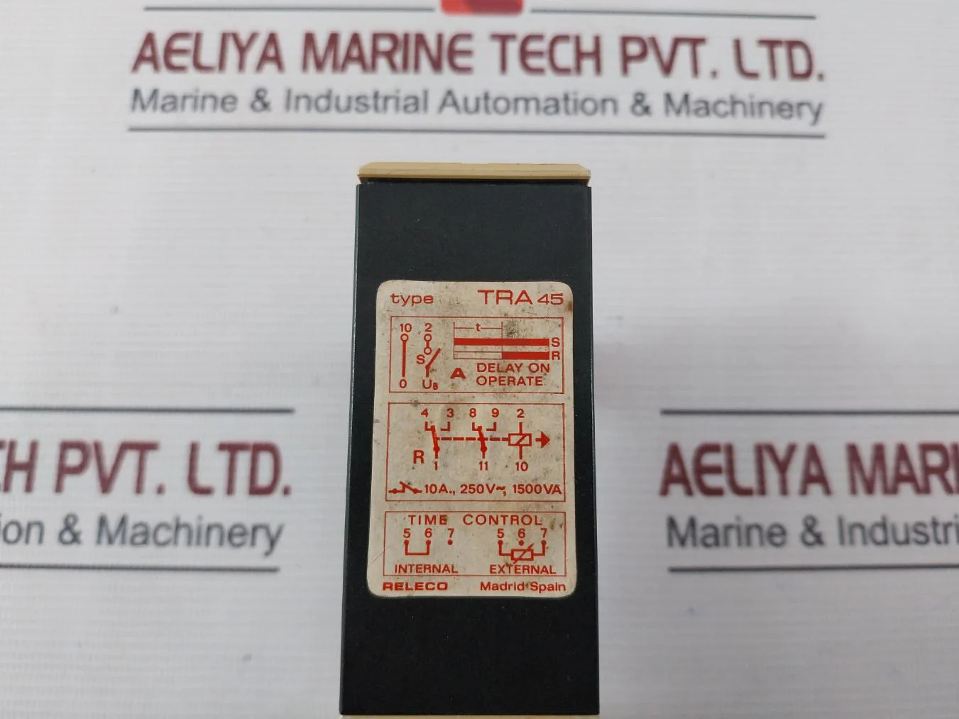 Timeco Tra 45 Time Delay Relay Module With Base Seg. 3-30 1500Va - Image 9