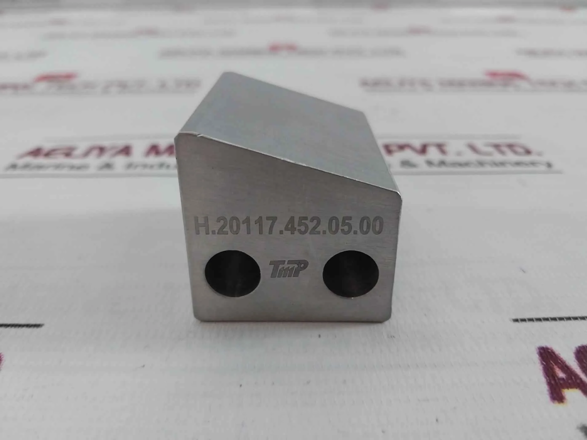 Tmp H.20117.452.05.00 Precision 2 Hole Machined Metal Mounting Block - Image 7
