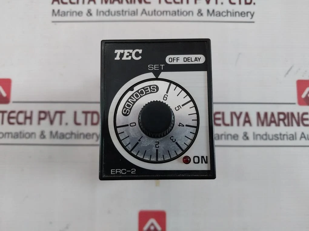 Tokyo Electric Erc-2 Time Delay Relay 0-6 Sec 3W 50/60Hz P.F=1 - Image 2