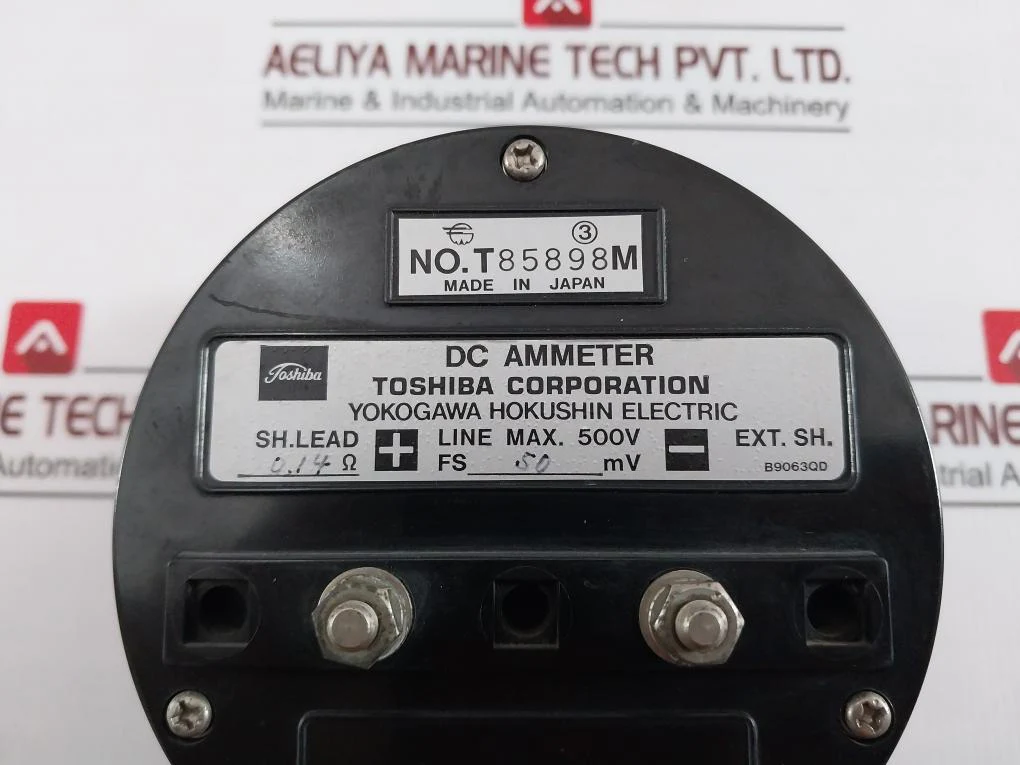 Toshiba Sf8-a Dc Ammeter Jis C 1102 4-al 0-50 A 500V 50Mv B9063Qd 0.14Ω - Image 5