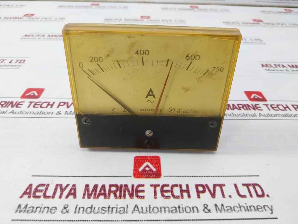 Toyo Keiki Acf-12N Ammeter 0-750A- 5A - Image 5