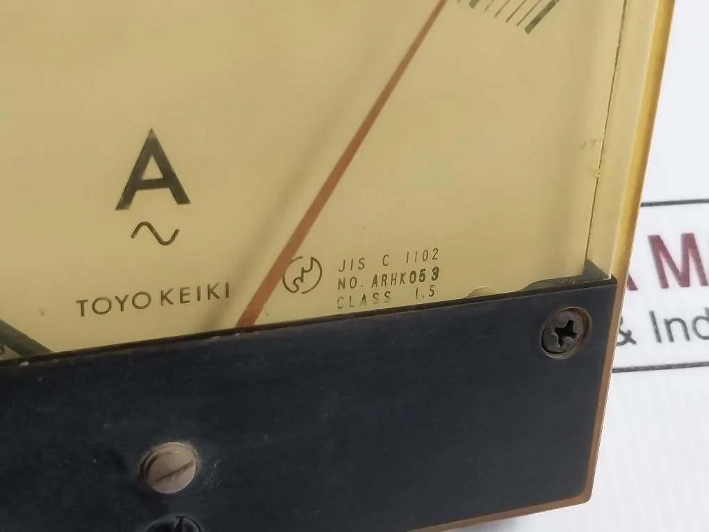 Toyo Keiki Acf-12Nb Ampere Meter Nh-265D Class 1.5 500/5A - Image 8