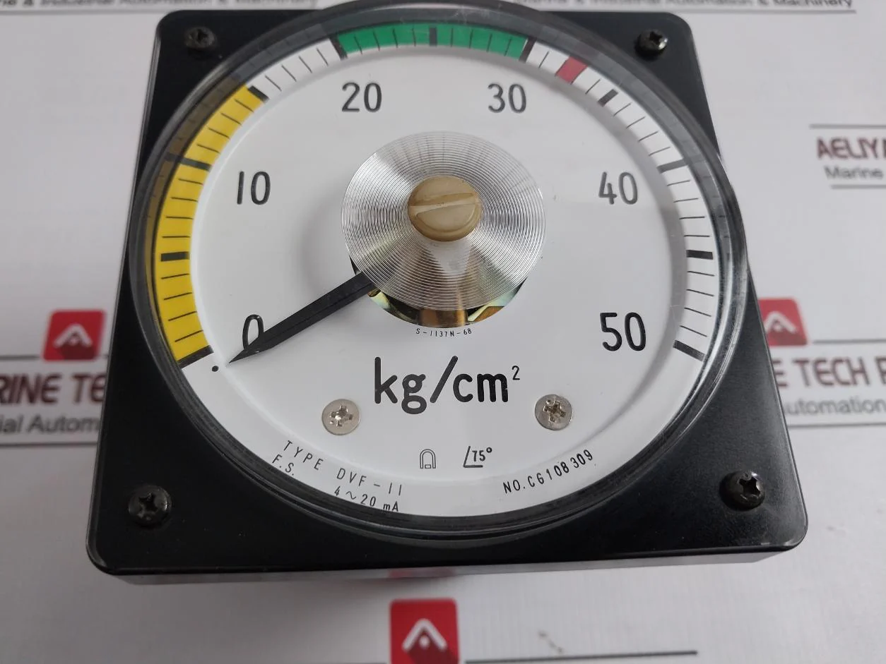Toyo Keiki Dvf-11 Pressure Indicator S-1137N-68, Jis C1102 4~20Ma 0 To 50 Kg/Cm2 - Image 6