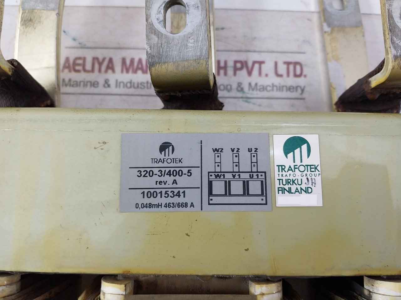 Trafotek 320-3/400-5 Transformer Rev.A 380-415V 48-63 Hz 0,048Mh 463/668 A - Image 11