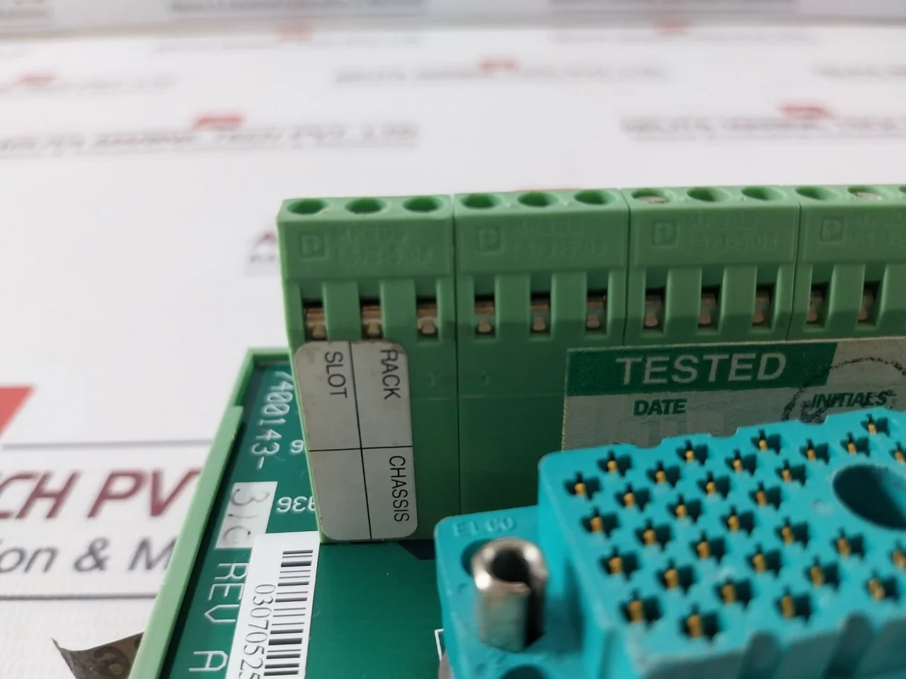 Triconex Phoenix Contact 7400143-310 Dido Panel W/ Terminal Block Rev A - Image 12