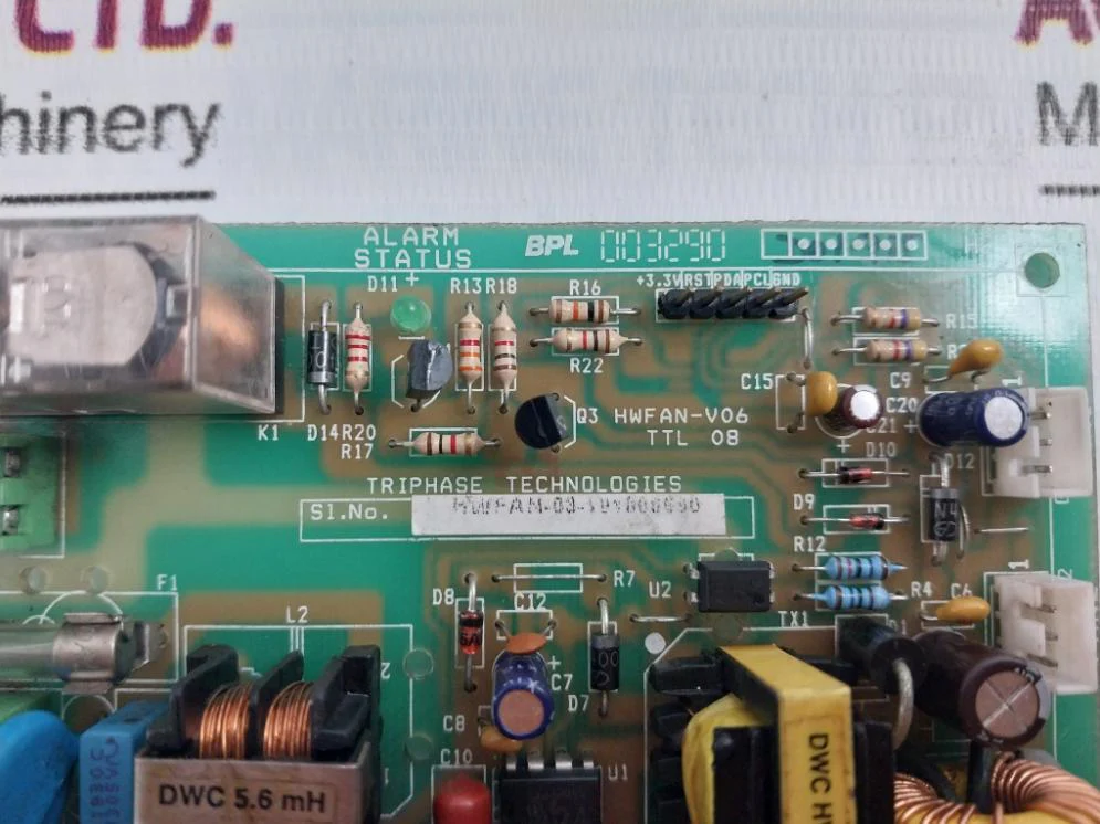Triphase Technologies Hwfan-v06 Printed Circuit Board - Image 5