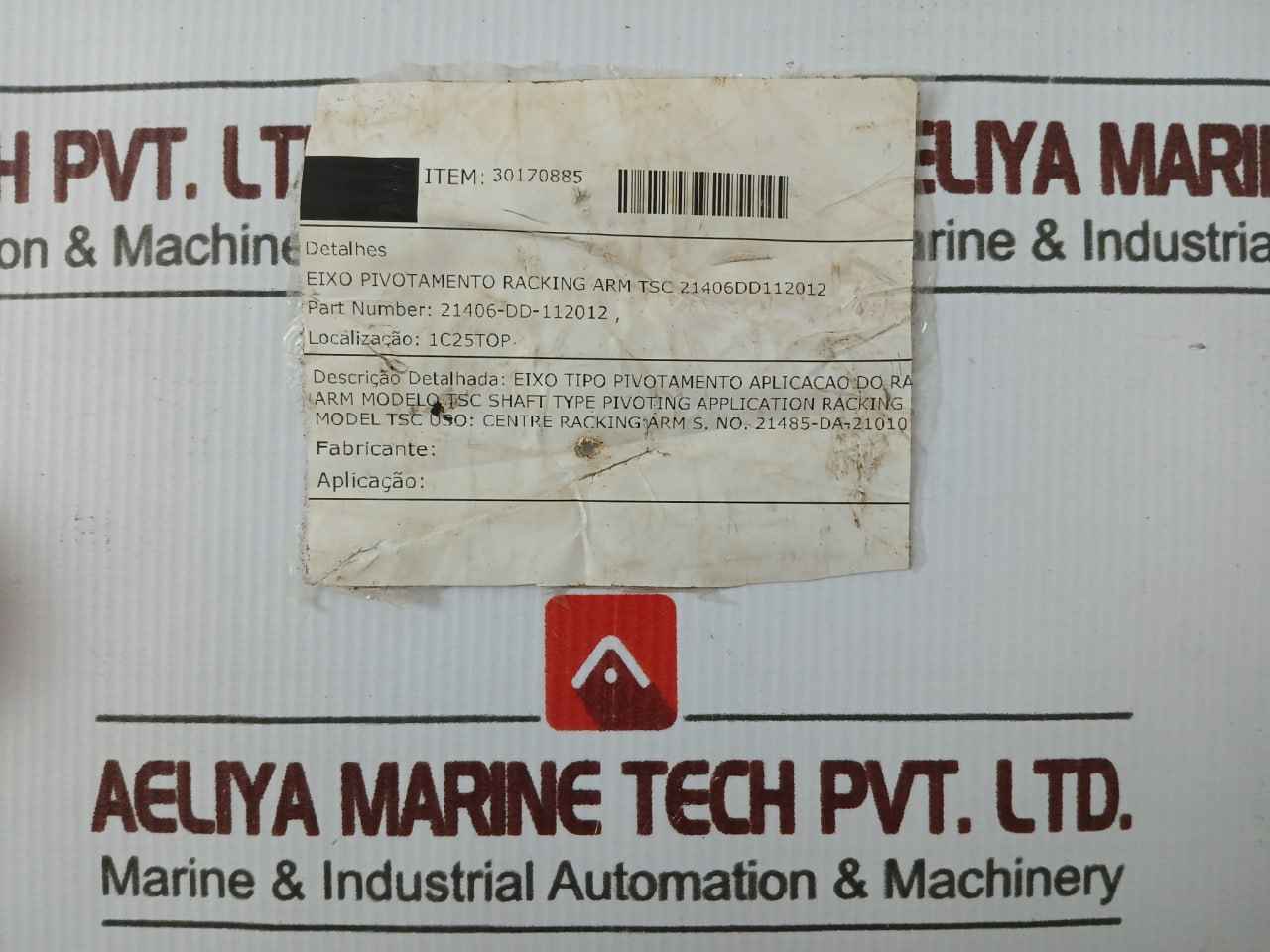 Tsc 21406-dd-112012 Pivot Shaft For Center Racking Arm - Image 8