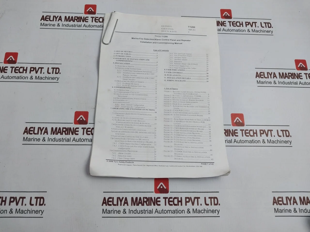 Tyco T1216Ra2 Marine Alarm Control Repeater Panel Km95744 230V 50/60Hz - Image 24