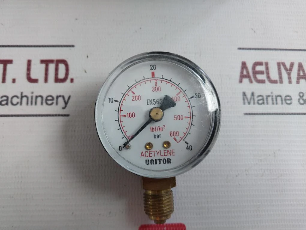 Unitor Acetylene Pressure Gauge 0-40 Bar - Image 6