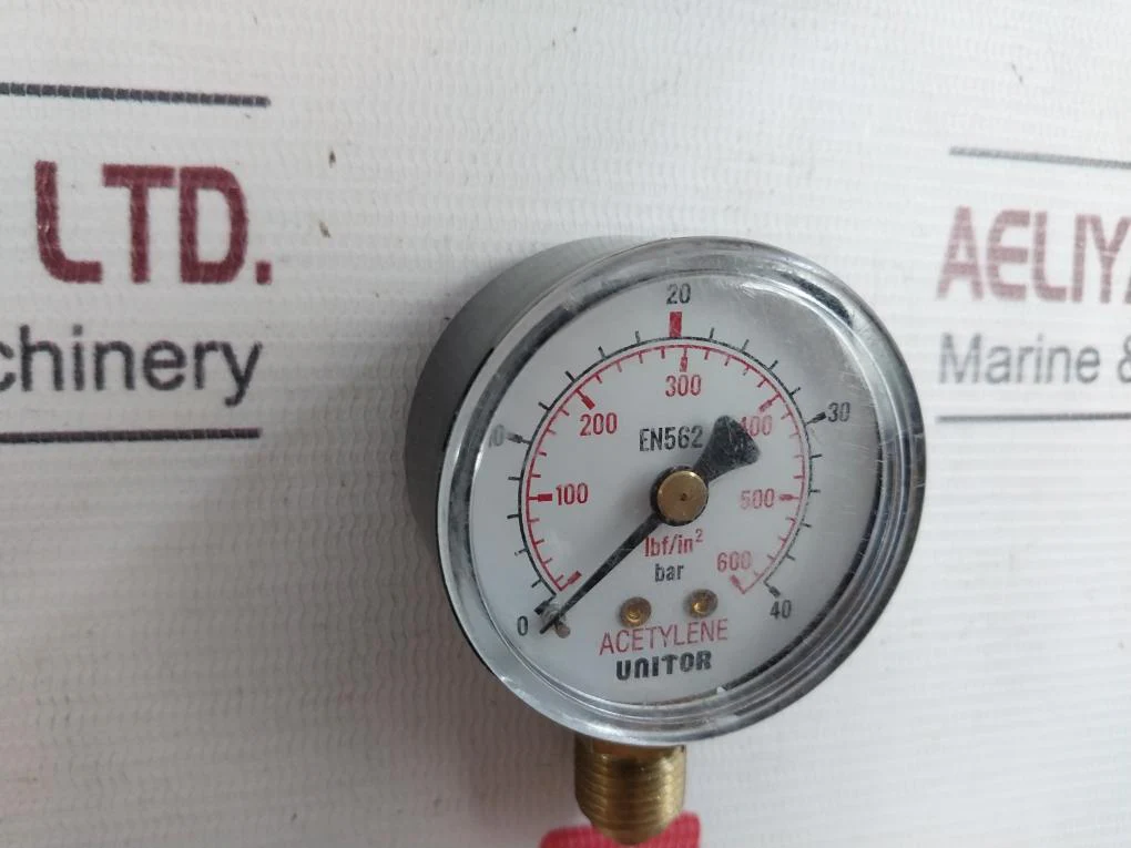 Unitor Acetylene Pressure Gauge 0-40 Bar - Image 7
