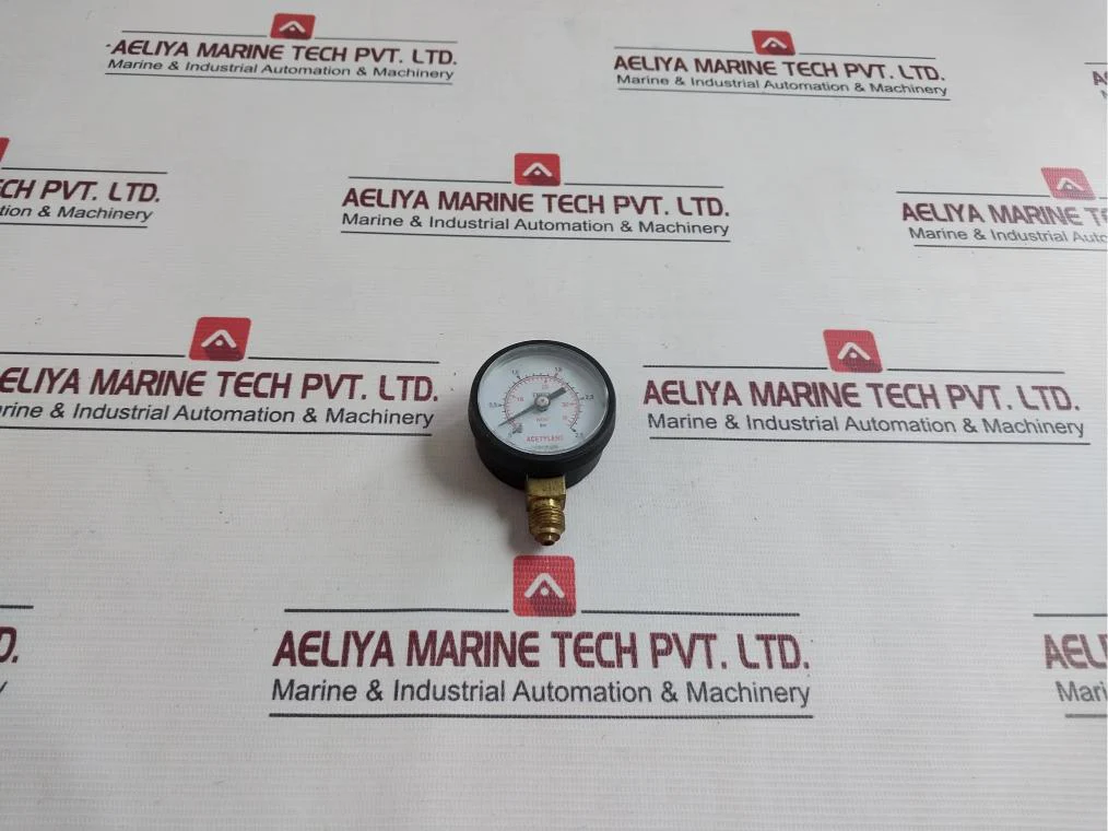 Unitor Acetylene Safety Gauge 0-2.5 Bar