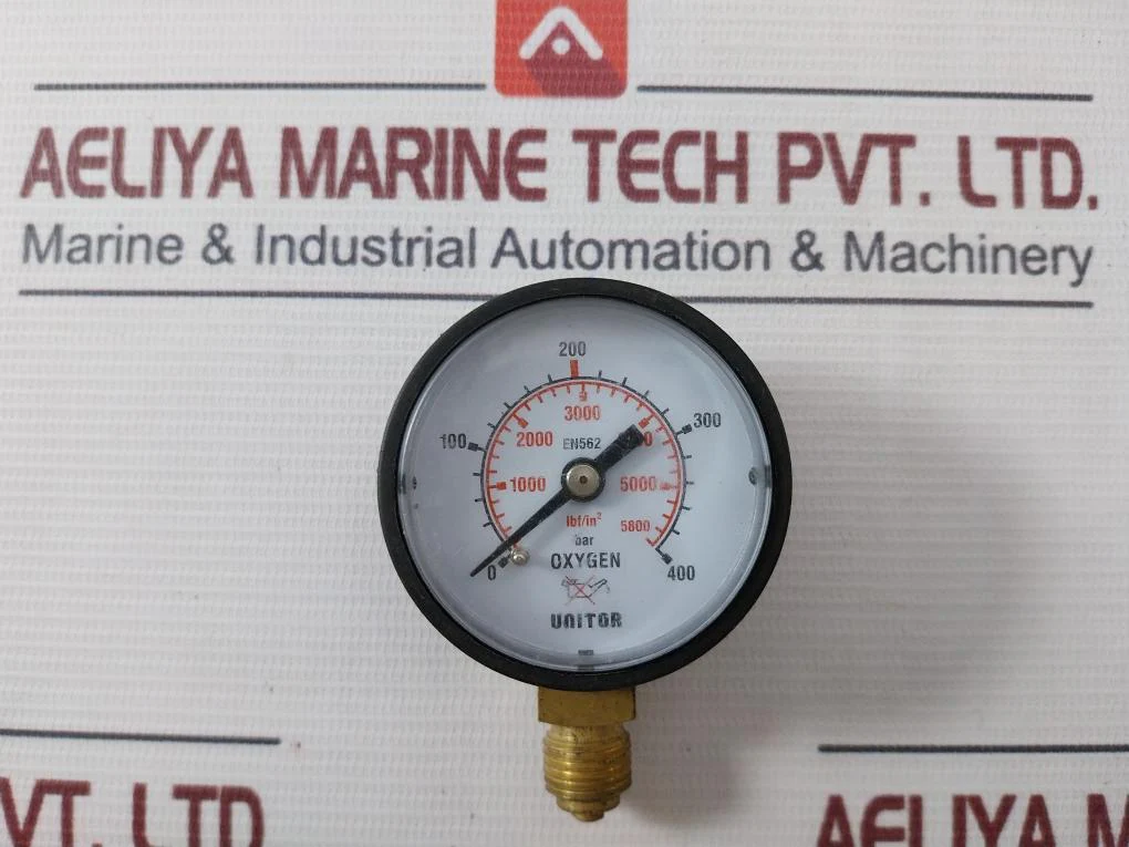 Unitor Oxygen Safety Gauge 0-400 Bar En562 - Image 5