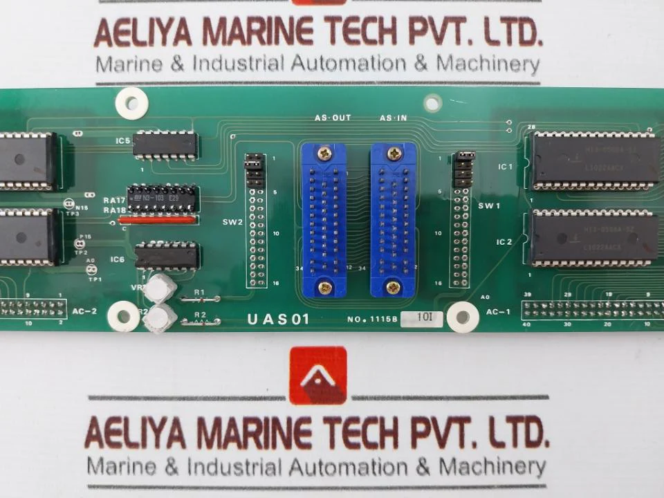 Uzushio Electric Uas01 Console Card Printed Circuit Board Unit 1115B 10I - Image 6