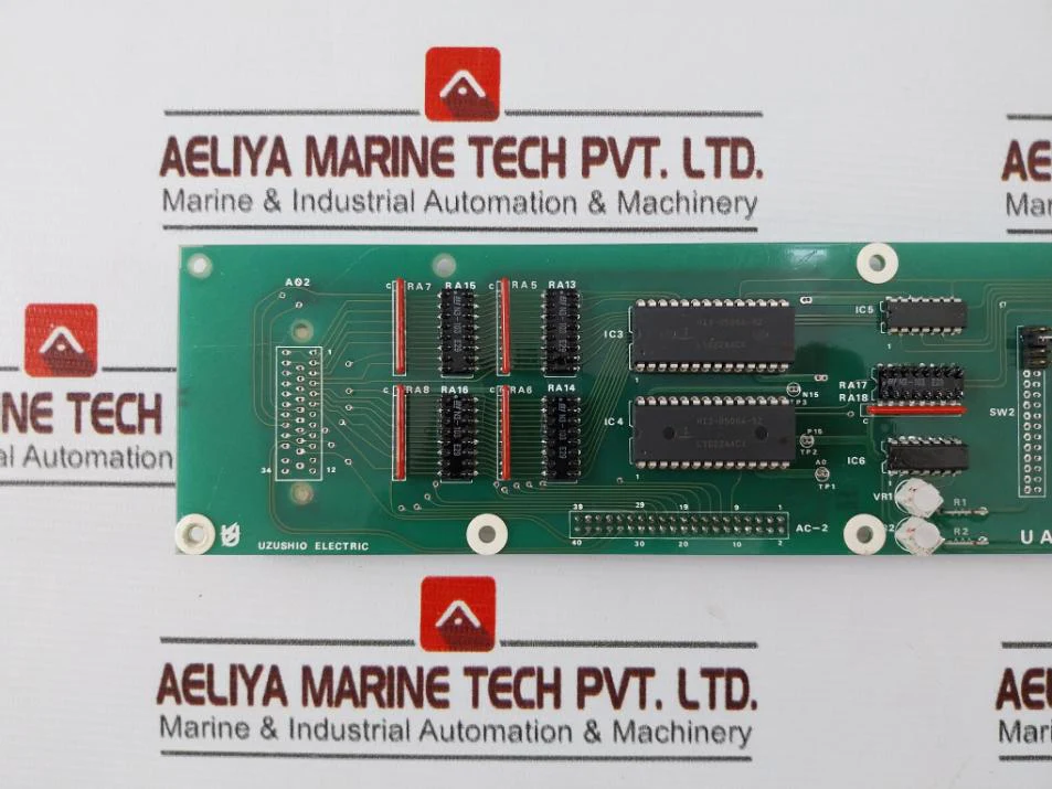 Uzushio Electric Uas01 Console Card Printed Circuit Board Unit 1115B 10I - Image 8