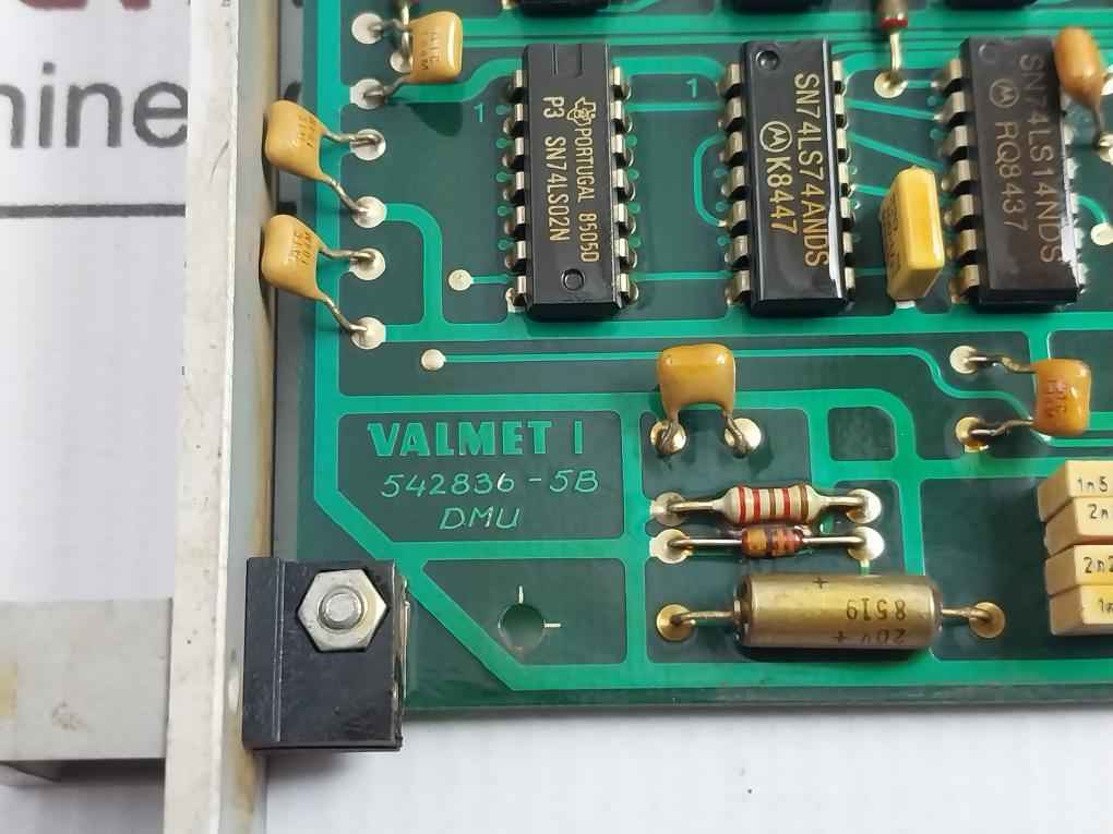 Valmet 542836-5A Dmu Printed Circuit Board N0604 542836-5B - Image 4