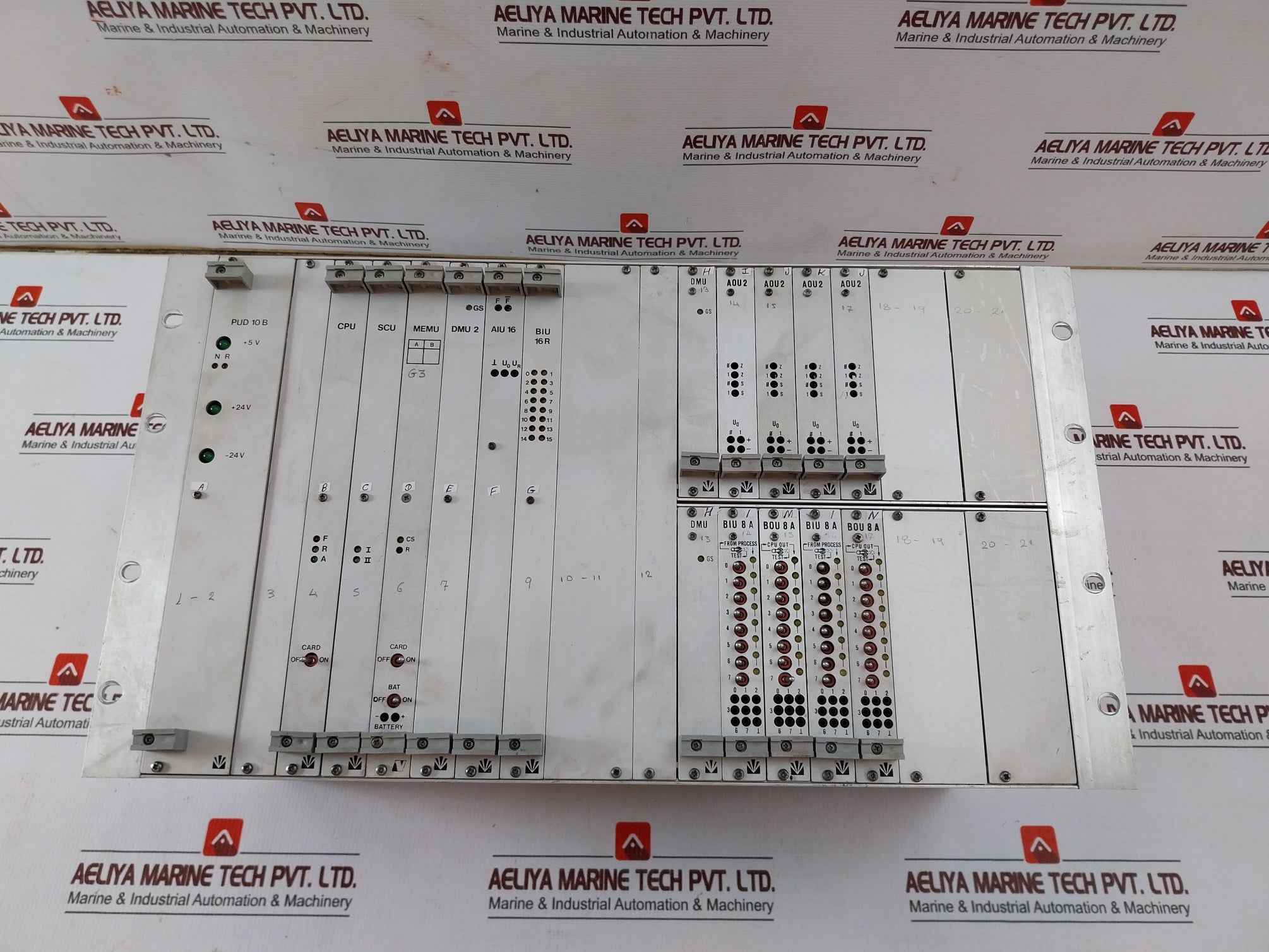 Valmet 542852-3A Cpu Scu Memu Dmu Aou Biu Rack Unit 94V-1 - Image 2