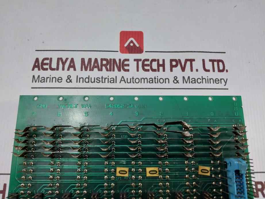 Valmet 542852-3A Gmb Backplane Pc Board Mt921 - Image 6