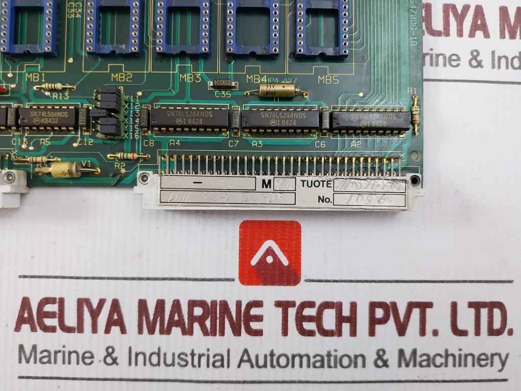 Valmet 547006-1B Relay Printed Circuit Board M8510701 - Image 6