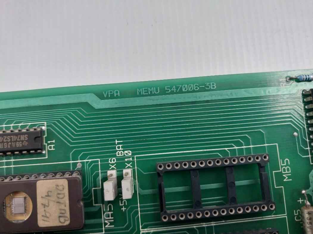 Valmet 547006-3b Memory Board Module 547006-3a M8510401 04 - Image 8