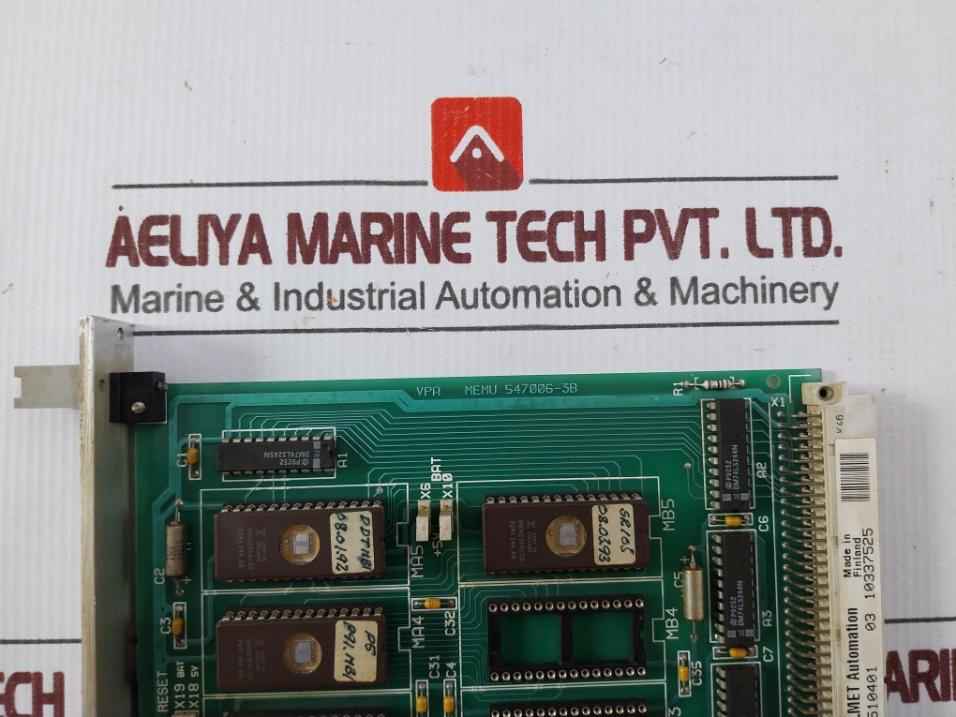 Valmet 547006-3B Pcb Card 547006-3A,M8510401 03 - Image 5