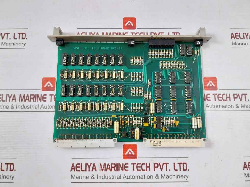 Valmet Automation Biu 16 R Binay Input Pc Board 65421071-1B Mt831 - Image 2