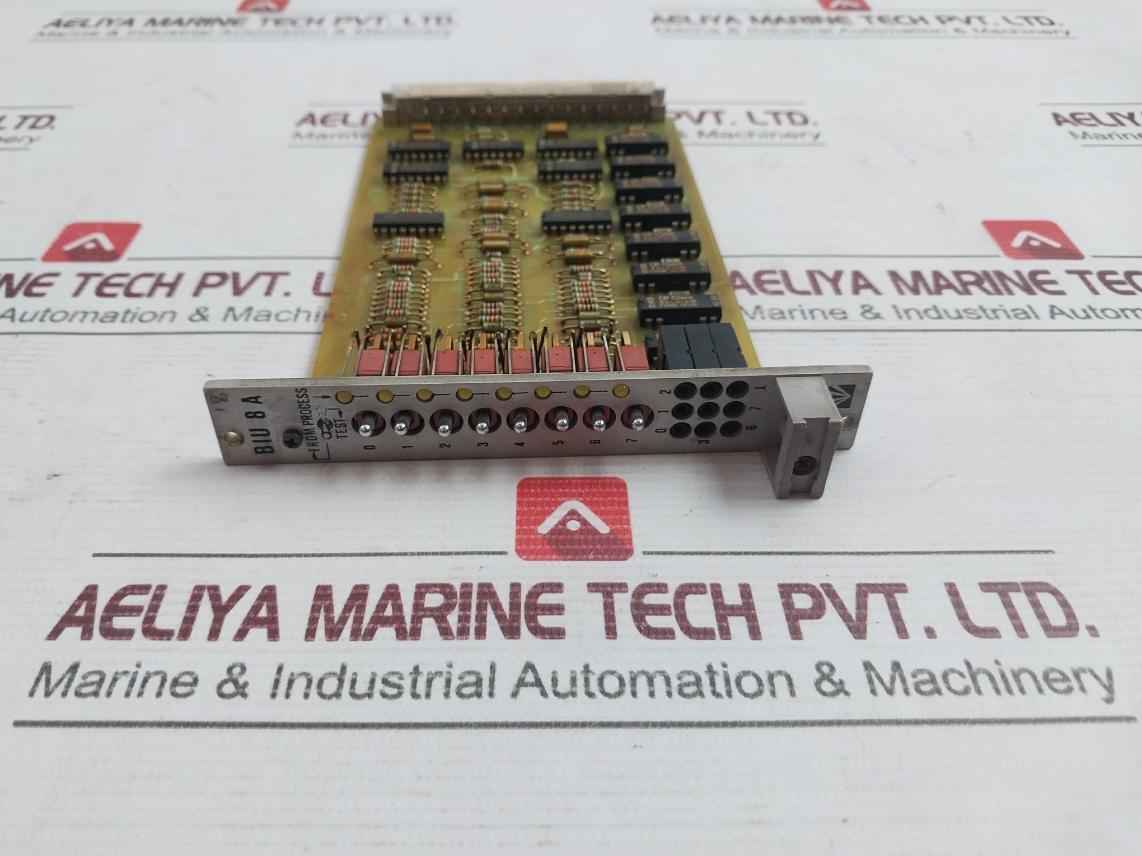 Valmet Automation Biu 8 A Binary Input Unit Pcb M8512221 M1 Mt045 542803-6A - Image 2