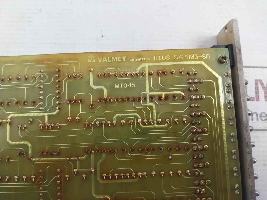 Valmet Automation Biu 8 A Binary Input Unit Pcb Mt045 542803-6B M8512221 M1 - Image 5