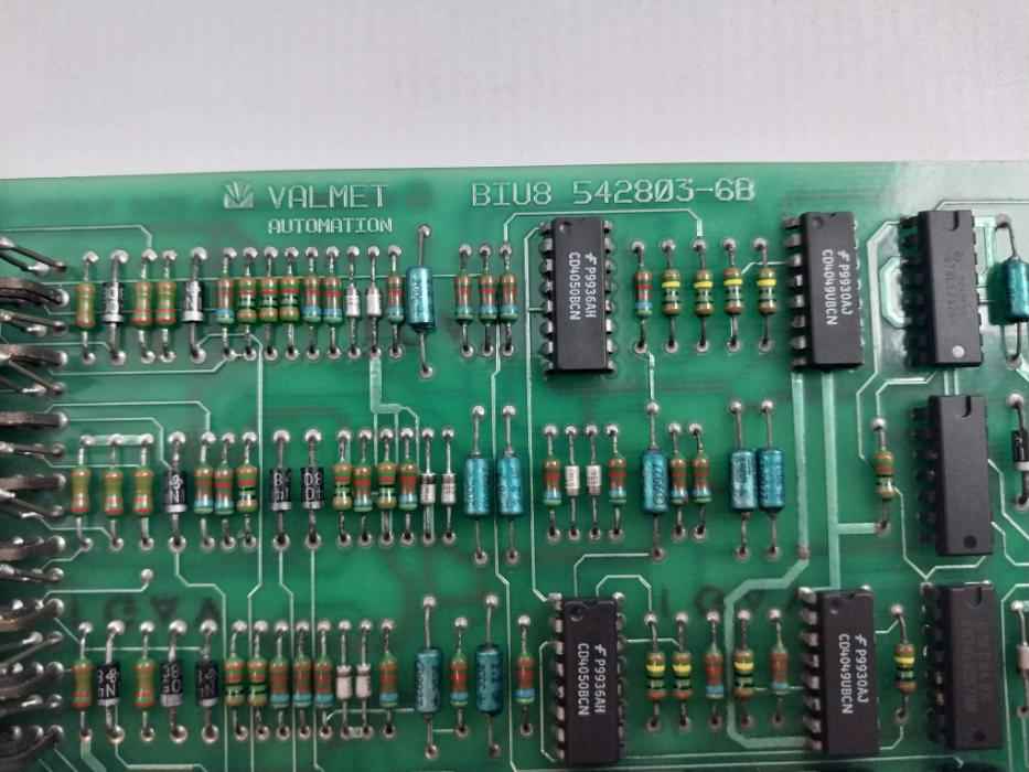 Valmet Automation Biu 8A Binary Input Unit Pcb 542803-6B T9605 M851222 07 - Image 4