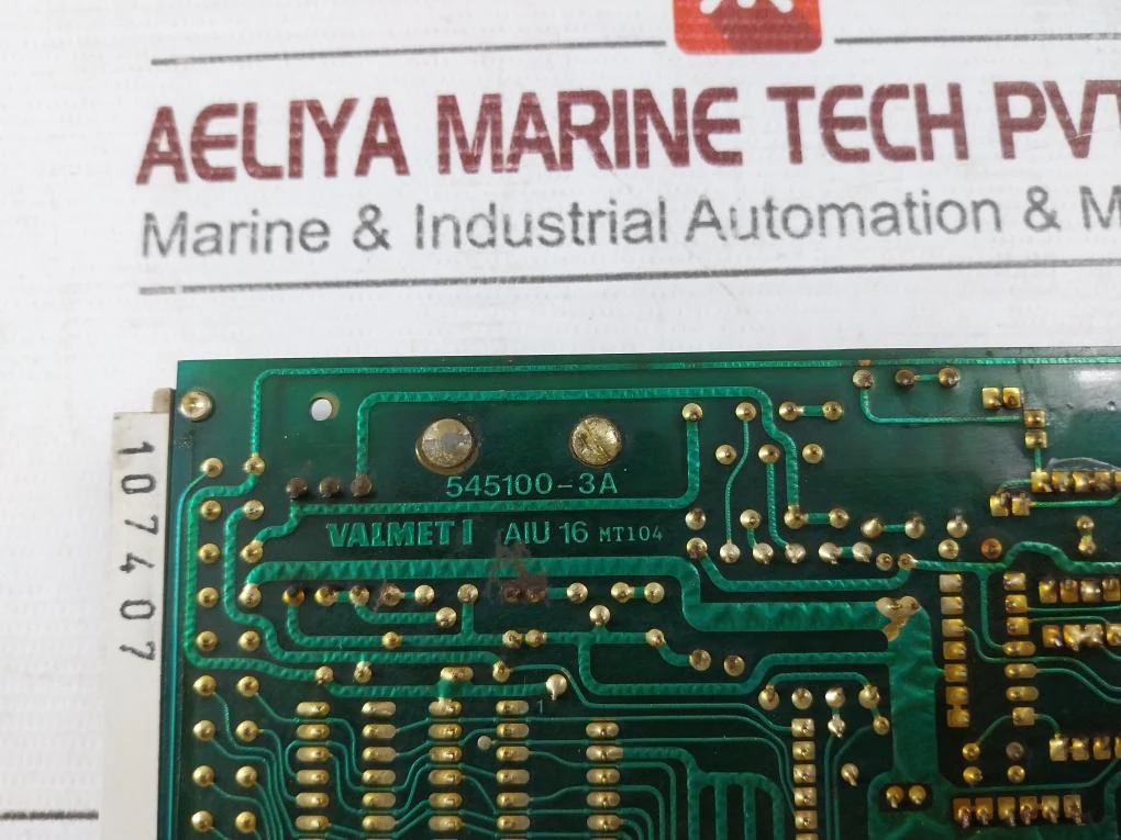 Valmet Automation M8512071 M1 Analog Input Pcb Module Aiu 16 545100-3B Mt104 - Image 7