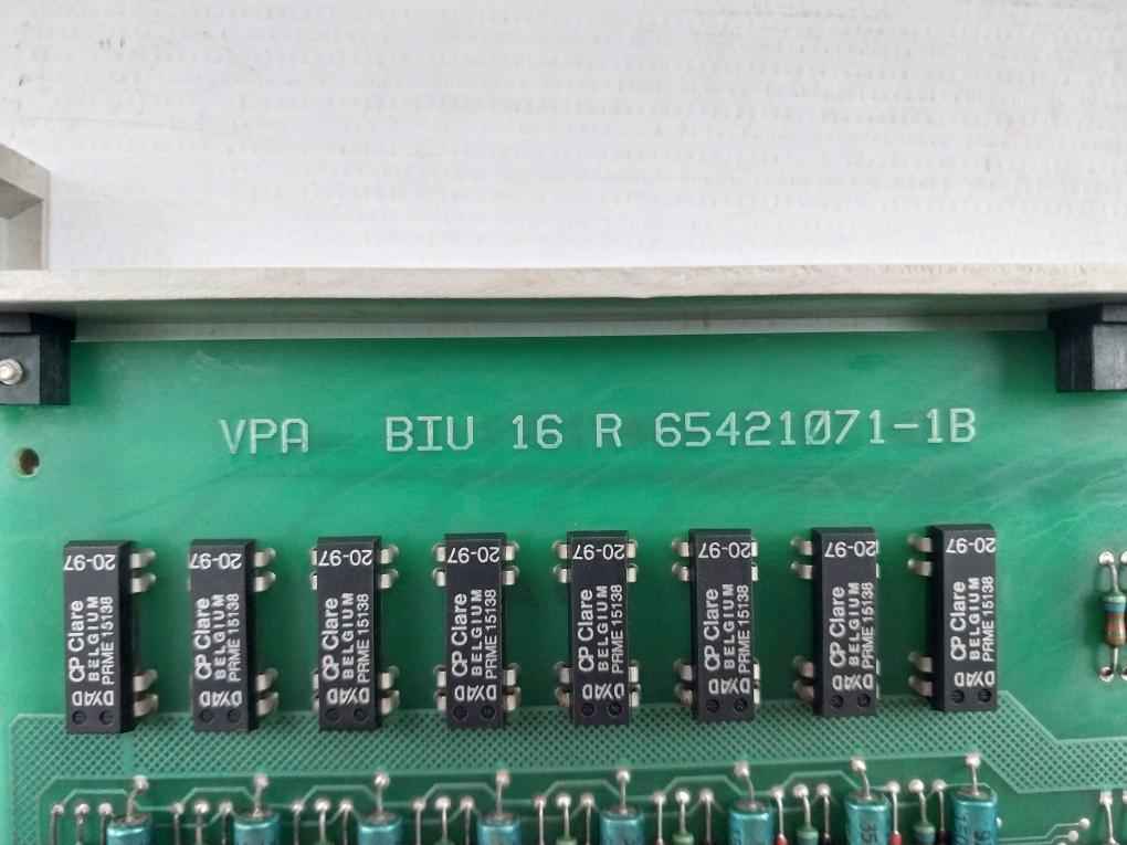 Valmet Biu 16 R Pcb For Binary Input Unit 65421071-1A T9623 M85122711 02 - Image 7