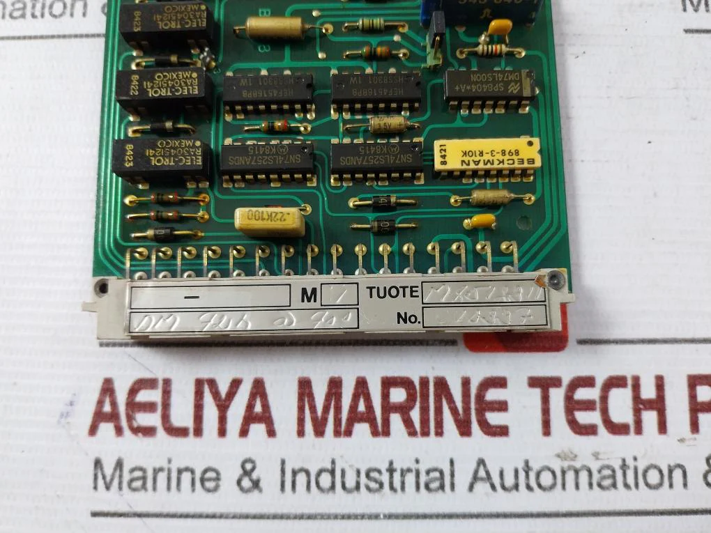 Valmet Bou 8 A Binary Output Unit 542810-3B No422 Dm 74H @ 70˚ M851231 - Image 7