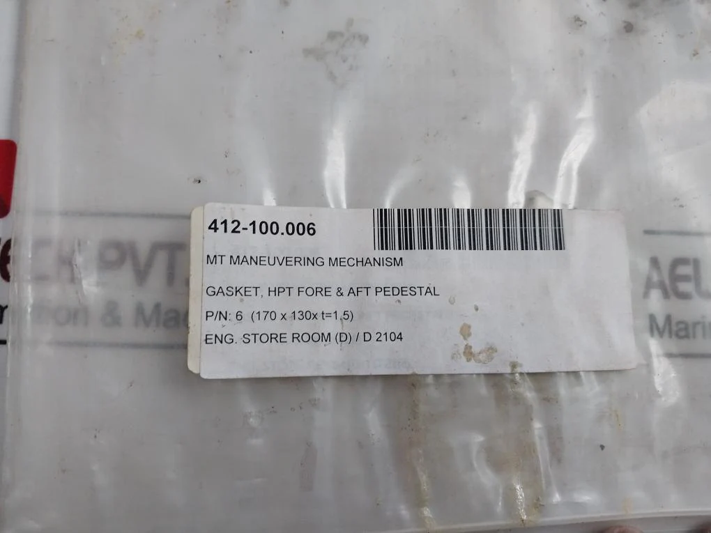 Valqua 6500 Gasket 0Zj-000-00E 270X160Xt1.5 - Image 8