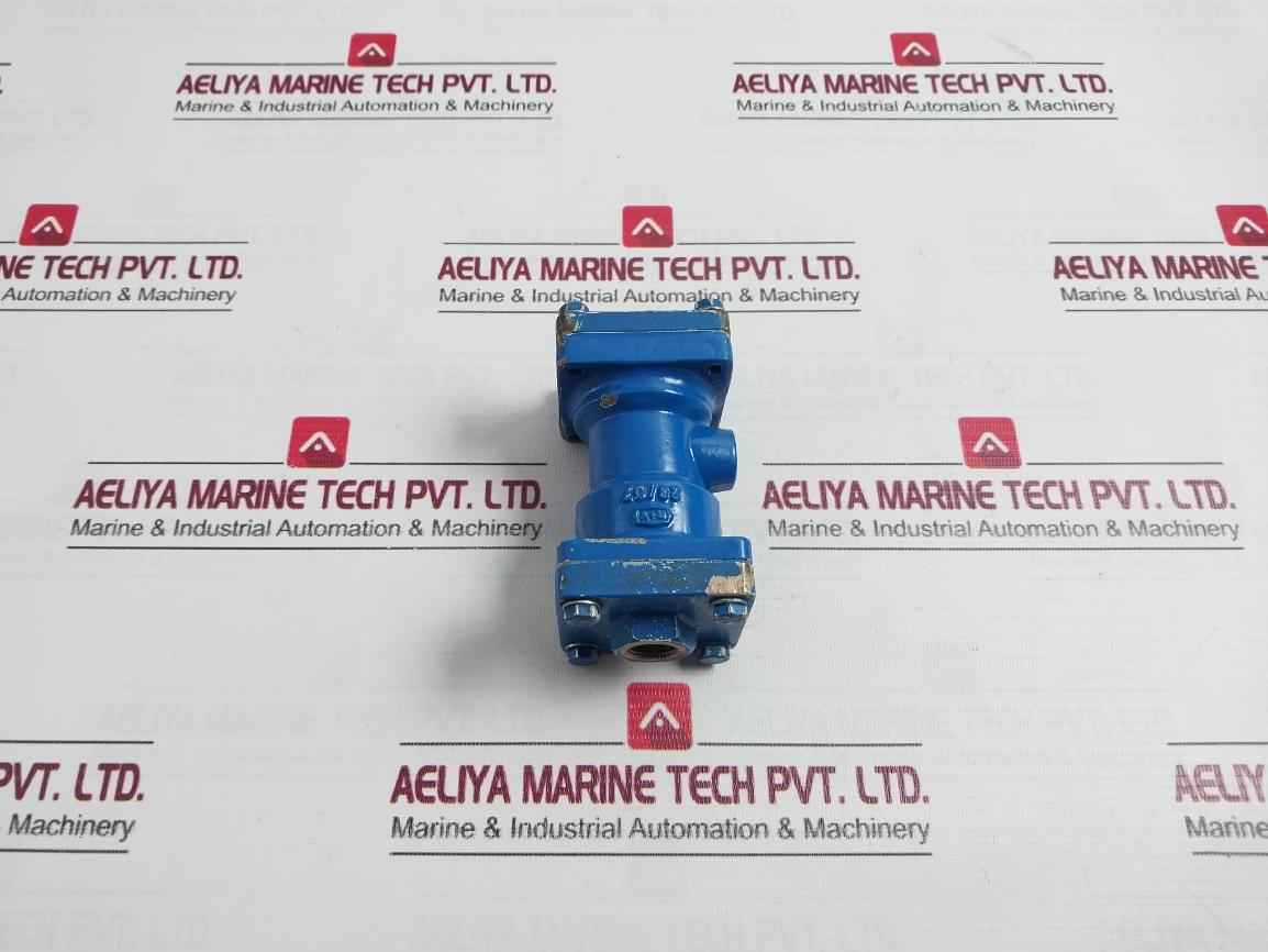 Vatec 15006 Inline Valve Body-blue Cast Metal, Flanged Ends, Heavy Duty - Image 2