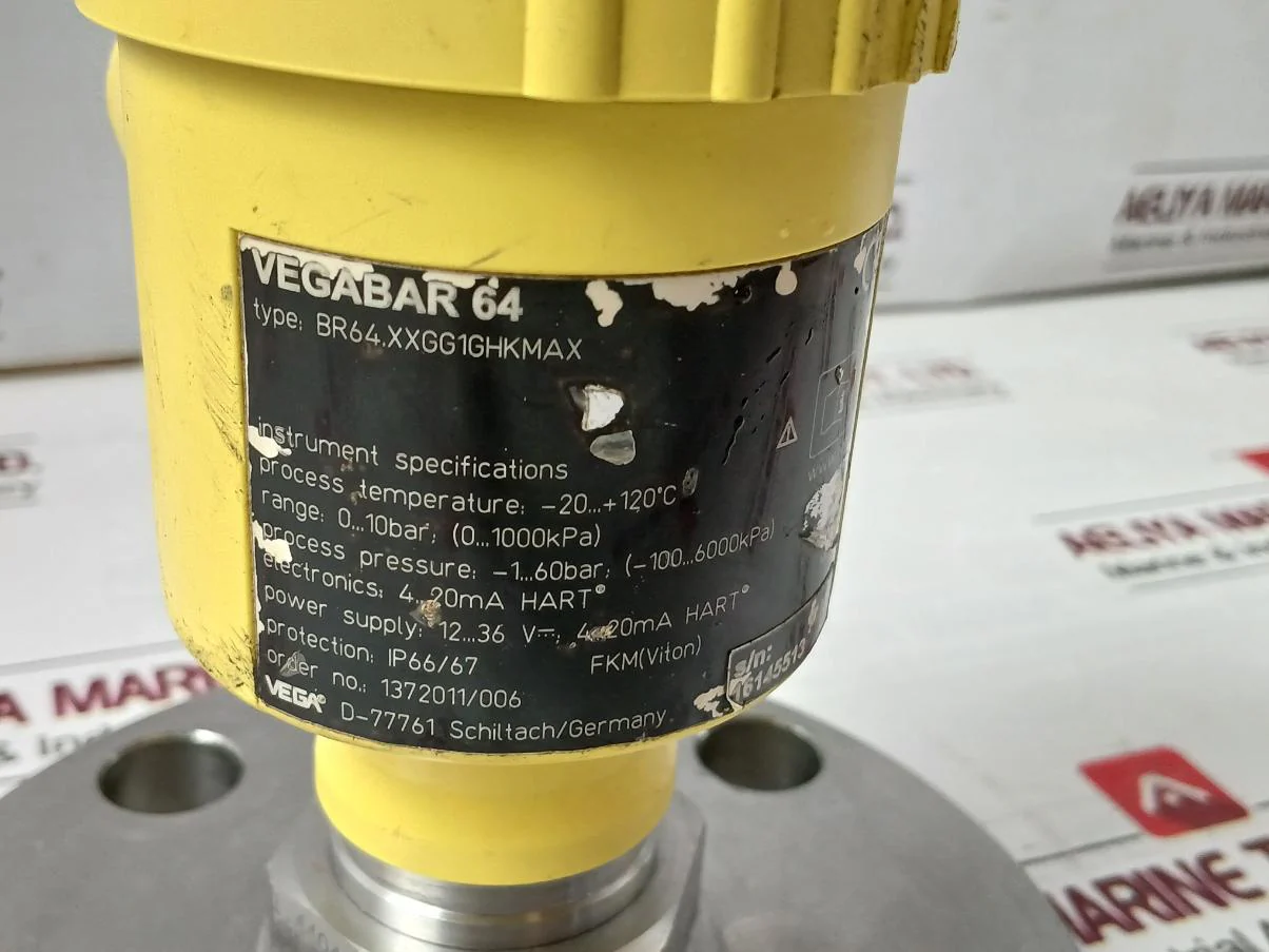 Vega Br64.Xxgg1Ghkmax Pressure Transmitter 12–36Vdc 4–20Ma 0-10Bar - Image 8