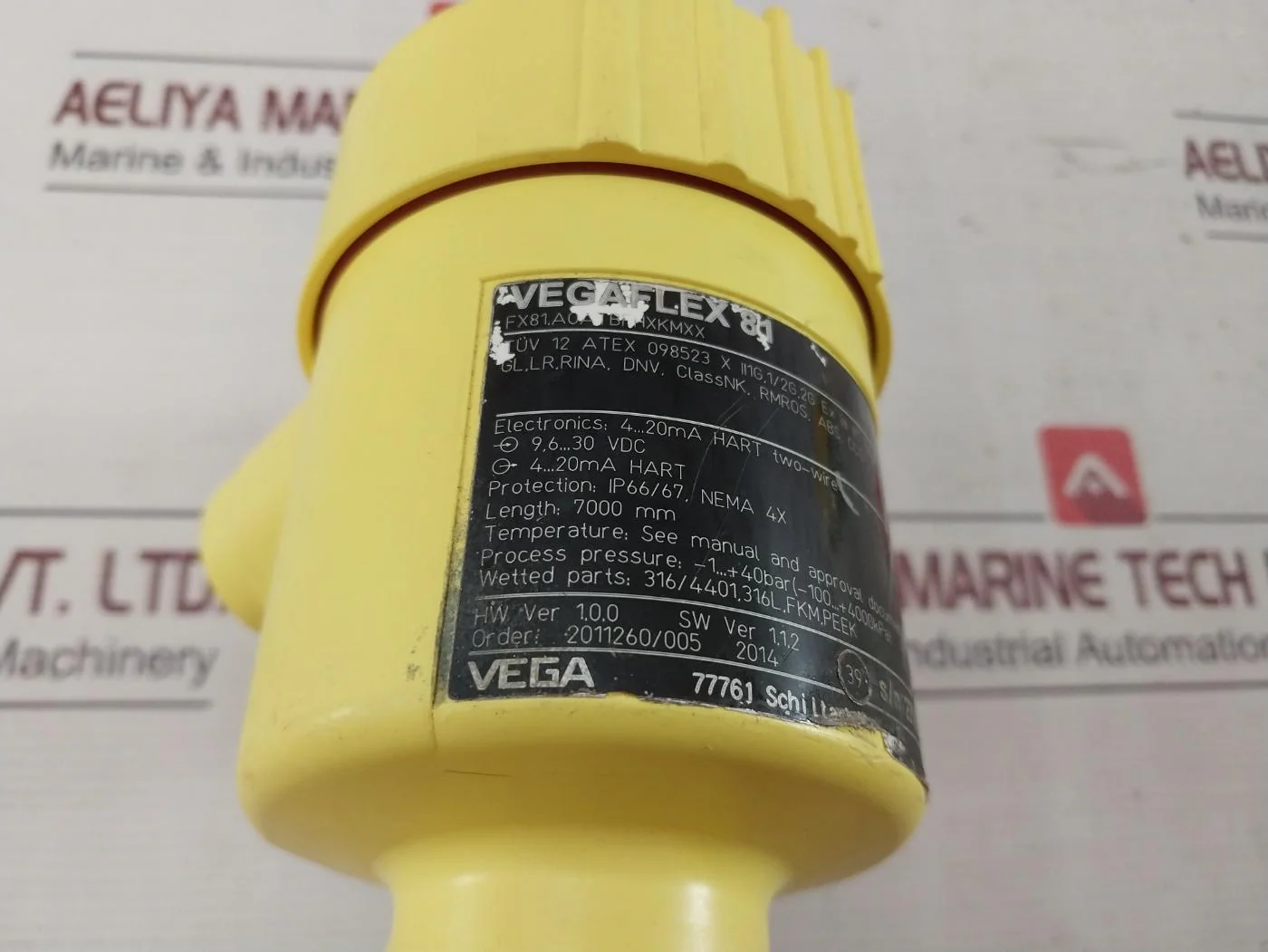 Vega Vegaflex 81 Hart Registered Universal Tdr Sensor 9.6–30 Vdc 4–20 Ma - Image 7