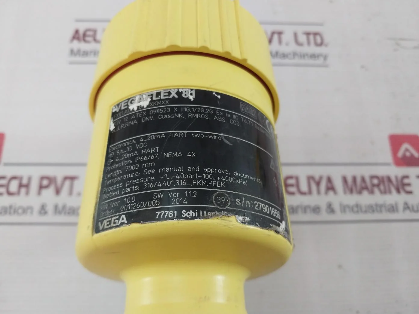 Vega Vegaflex 81 Hart Registered Universal Tdr Sensor 9.6–30 Vdc 4–20 Ma - Image 8