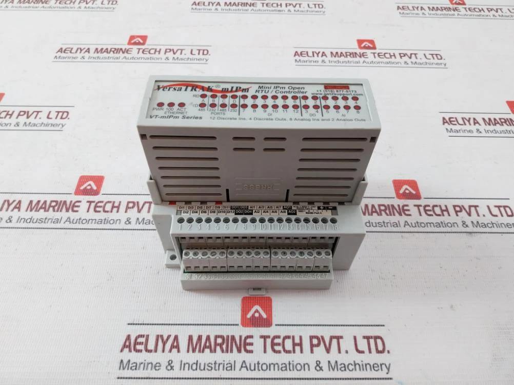 Versatrak Vt-mipm-245-d Mini Ipm Open Rtu Analog I/O Controller Module 10-30Vdc