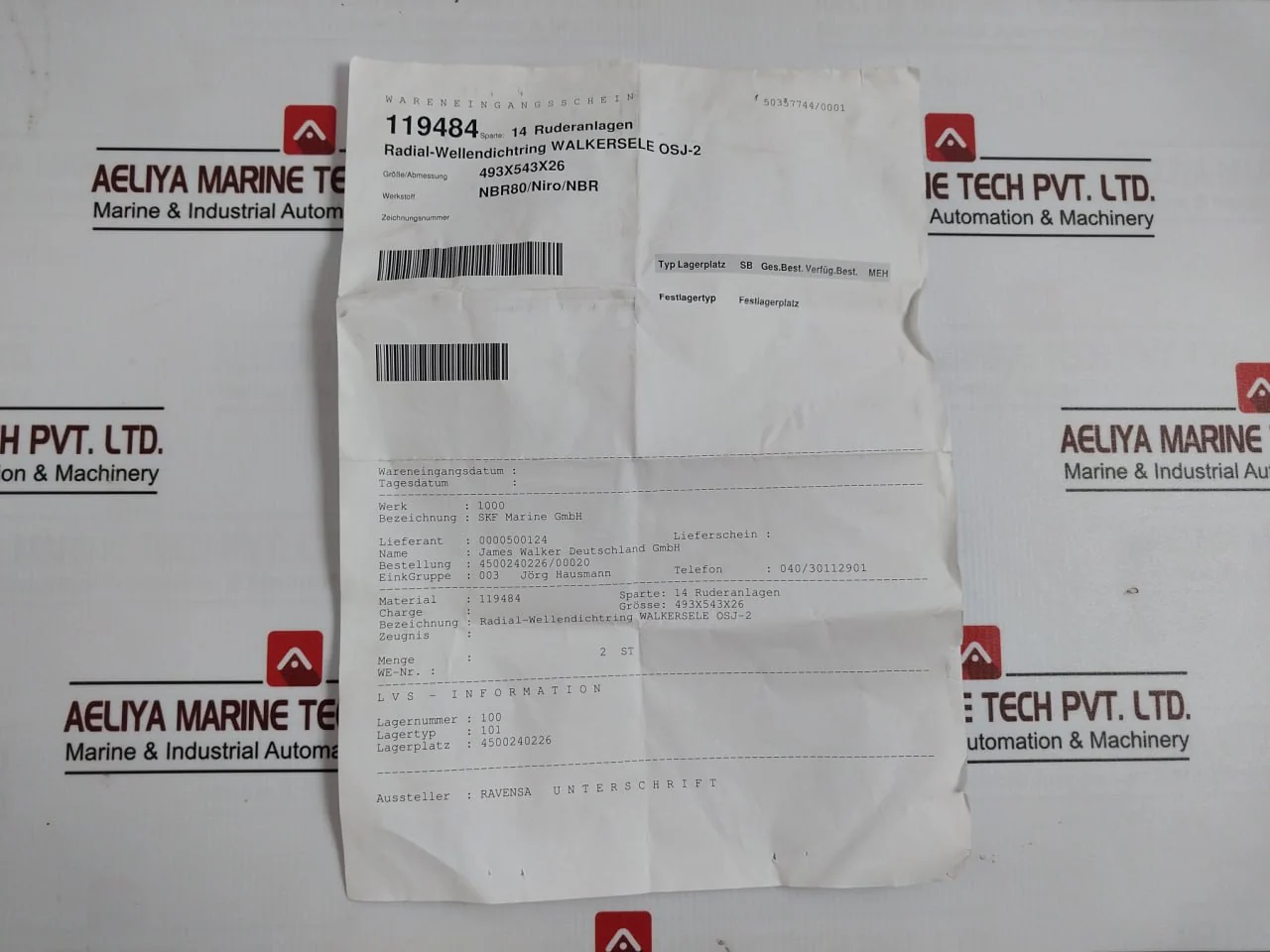Walkersele Osj-2 On-site Joining Radial Rotary Shaft Seal Set 21209522, 00038787 - Image 15