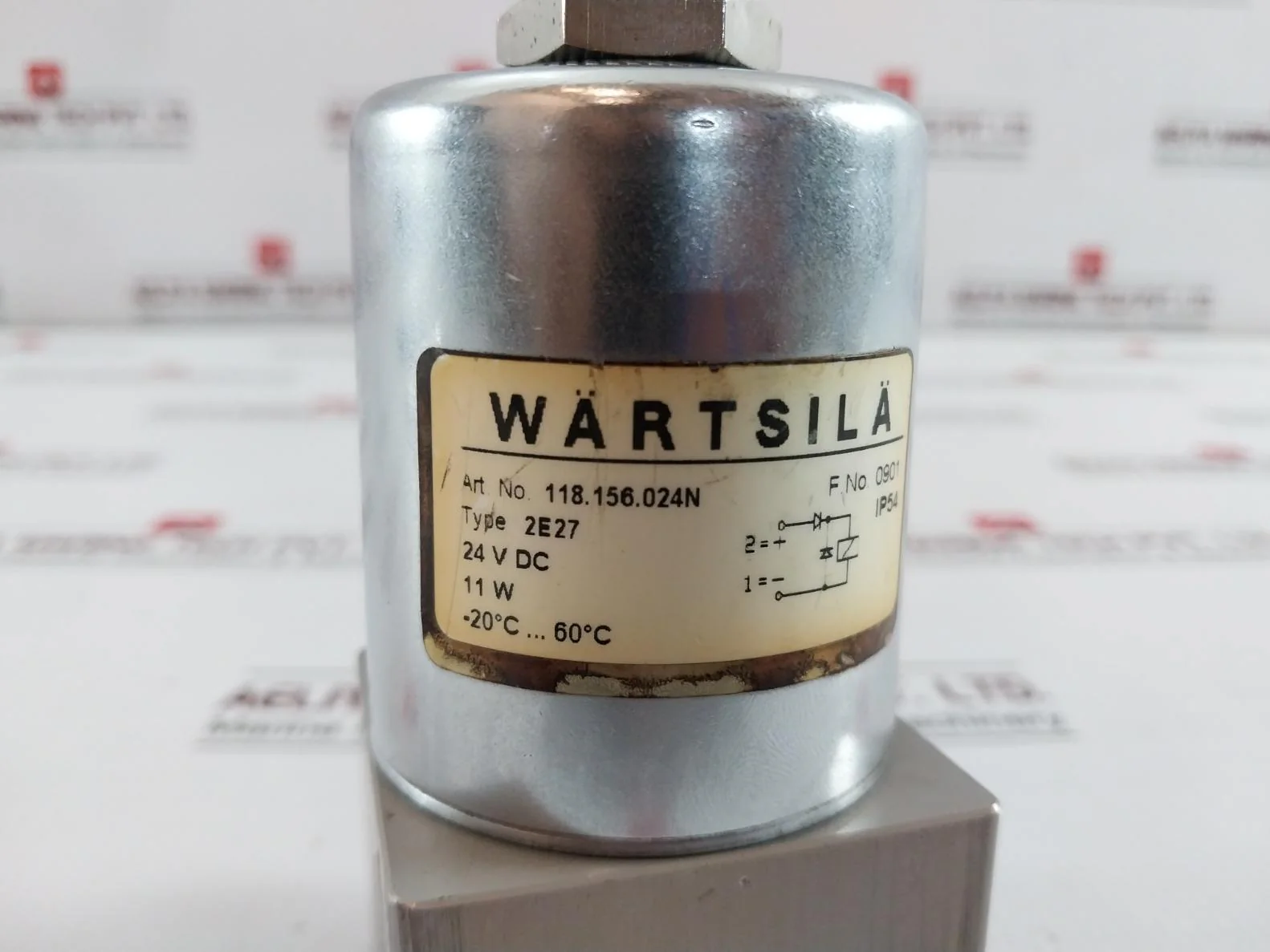Wartsila 118.156.024N Solenoid Valve 2E27, 114.423.00 1557/41 Ip54 24Vdc 0-32Bar - Image 6